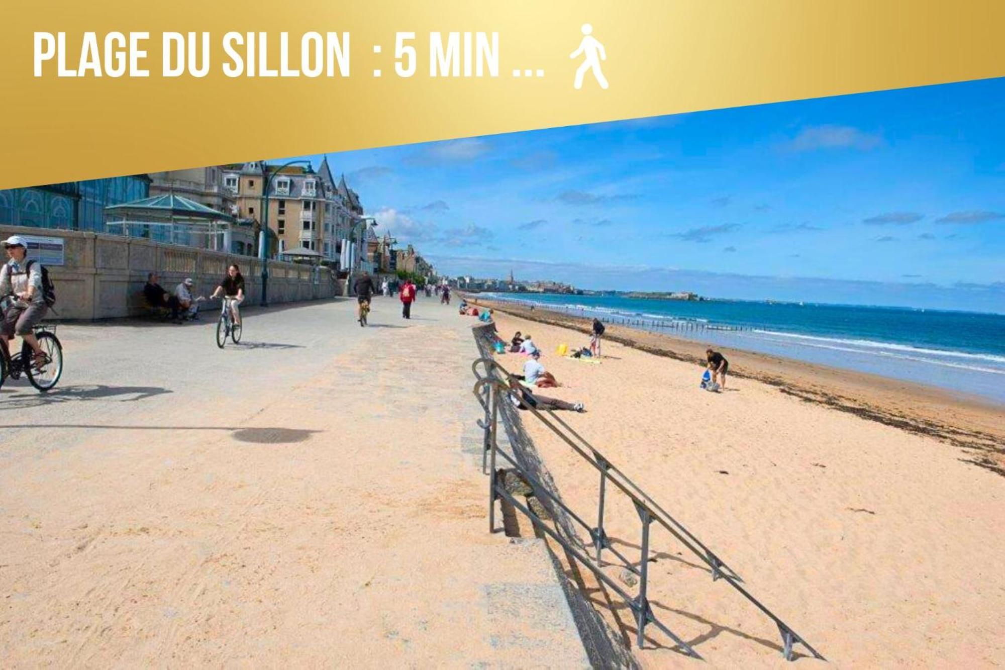 Allen - 2Min De La Plage Du Sillon Et Intra Сен Мало Екстериор снимка